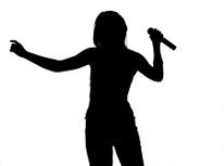 Singer Silhouette